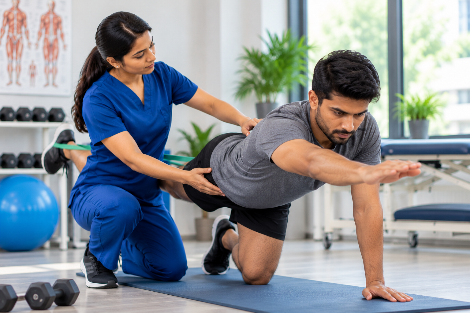 guided resistance band therapy
