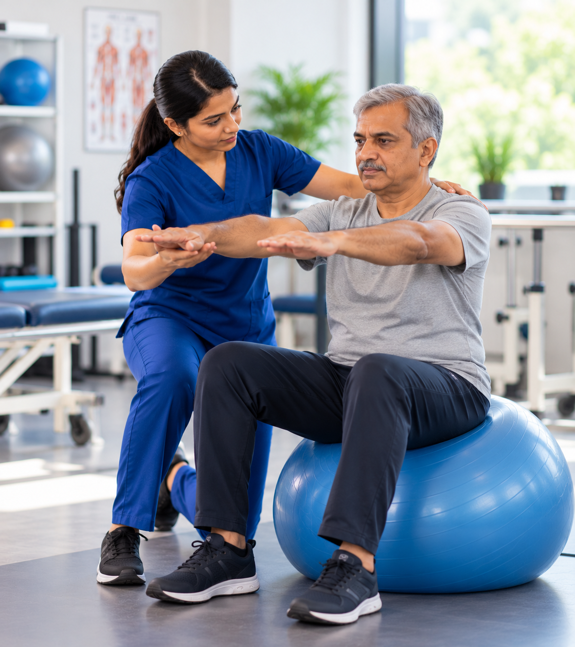 supportive physiotherapy balance exercise