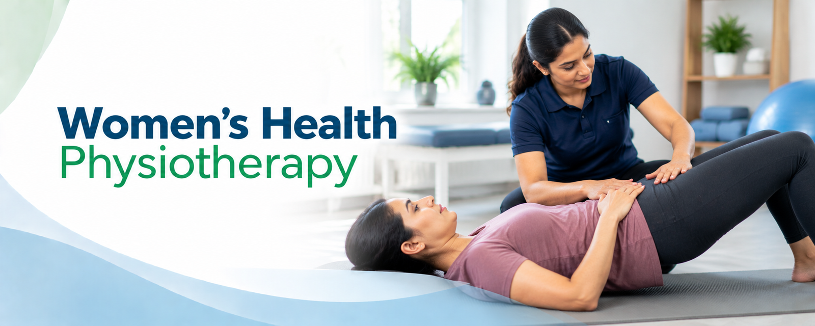 women’s health physiotherapy session